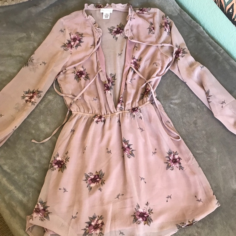 Lilac floral dress